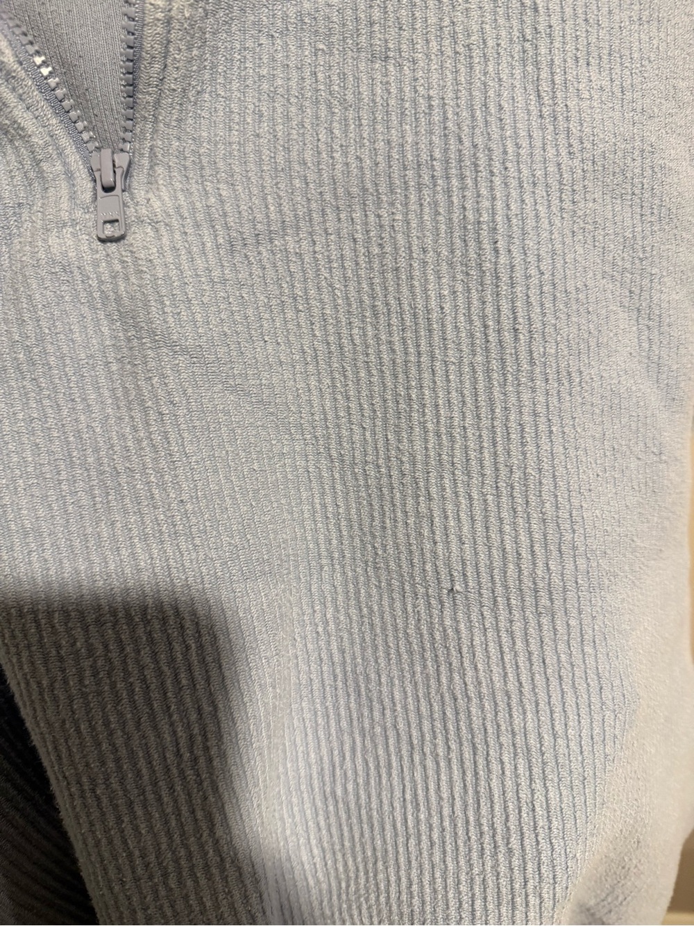 Aerie Half-Zip Pullover Sweater - Light Blue - Picture 6 of 7